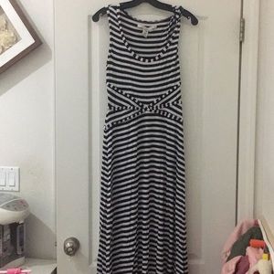 Striped maxi dress